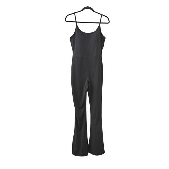Yogalicious Pants - Yogalicious Lux Scarlett Flare Jumpsuit S Black Athleisure Yoga Balletcore